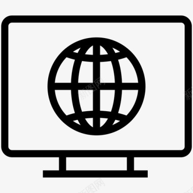 互联网浏览器地球仪图标图标