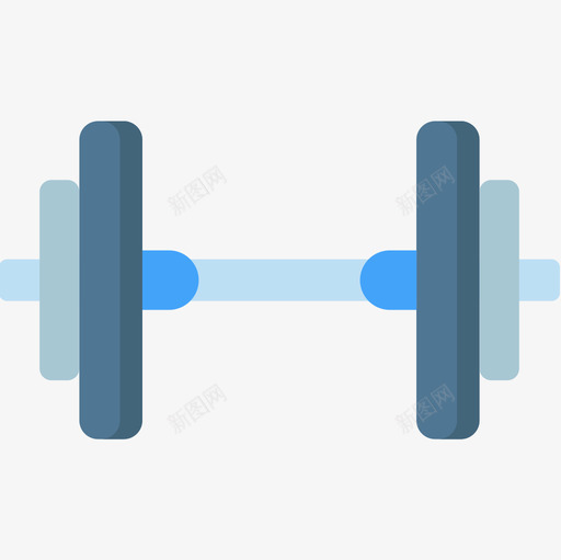 哑铃21号治疗扁平图标svg_新图网 https://ixintu.com 21号 哑铃 扁平 治疗