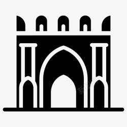 旁遮普罗塔斯堡建筑历史建筑罗塔斯堡图标高清图片