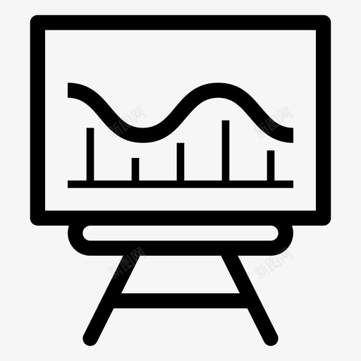 图表报告分析市场营销图标svg_新图网 https://ixintu.com 分析 商业 图表 市场营销 报告 统计 金融