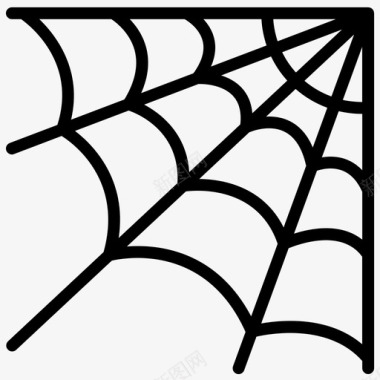 蜘蛛网万圣节十月图标图标