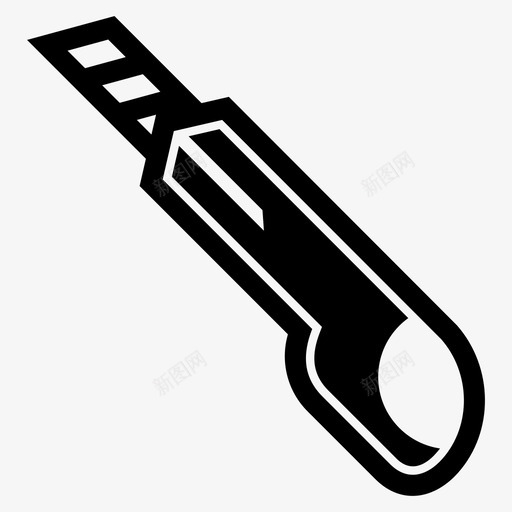 切纸机纸张锋利图标svg_新图网 https://ixintu.com 切纸机 工具 纸张 锋利