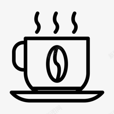 咖啡咖啡因咖啡休息图标图标