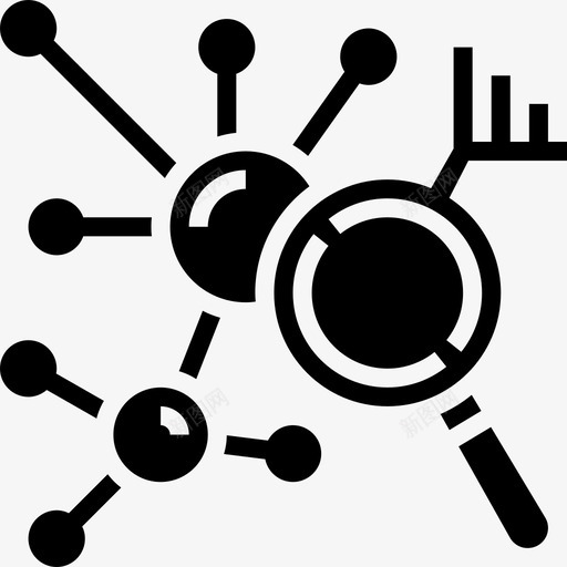 分子生物技术3字形图标svg_新图网 https://ixintu.com 分子 字形 生物技术