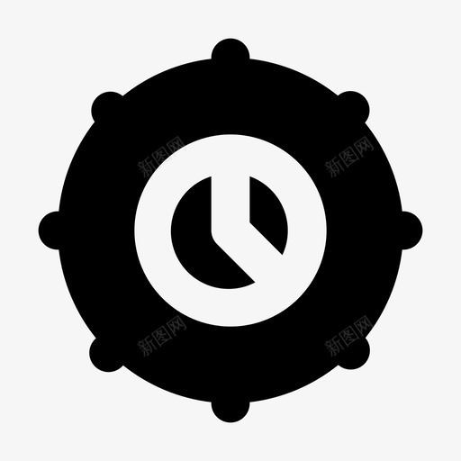 项目管理圆形图齿轮图标svg_新图网 https://ixintu.com 24r 2字形 图表 圆形 形图 项目管理 饼图 齿轮