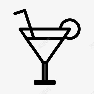 饮料鸡尾酒杯子图标图标