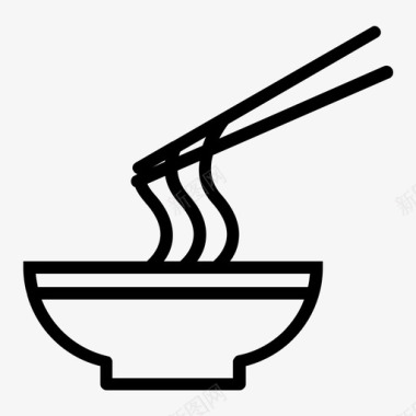 碗食物面条图标图标