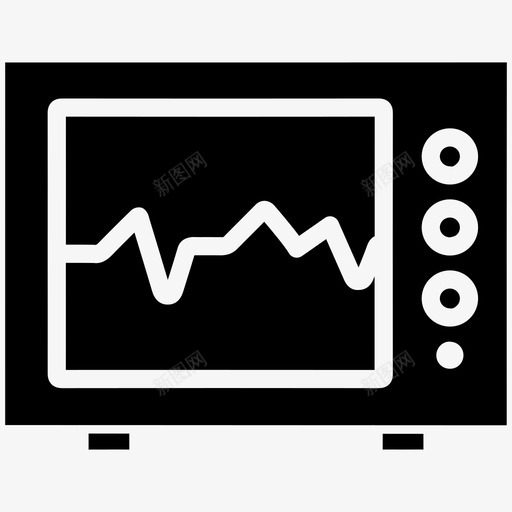 ecg屏幕医院医疗图标svg_新图网 https://ixintu.com ecg 医疗 医院 屏幕 脉冲