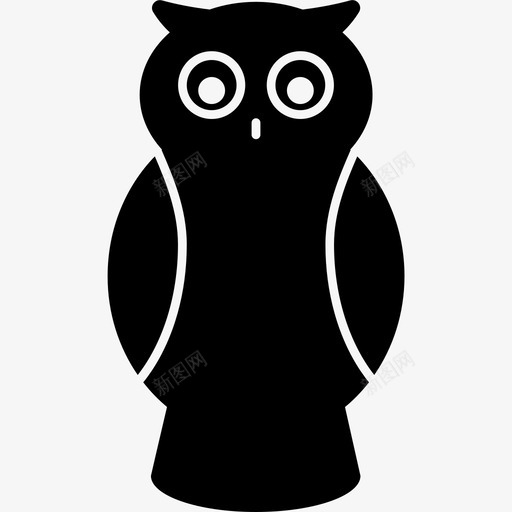 猫头鹰动物动物园图标svg_新图网 https://ixintu.com 动物 动物园 猫头鹰