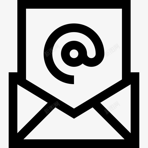 电子邮件数字营销123线性图标svg_新图网 https://ixintu.com 数字 电子邮件 线性 营销