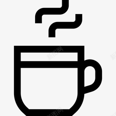 咖啡咖啡店148直系图标图标