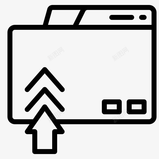 文件夹数据材料图标svg_新图网 https://ixintu.com 办公室 存储 托管 数据 文件夹 材料 网络