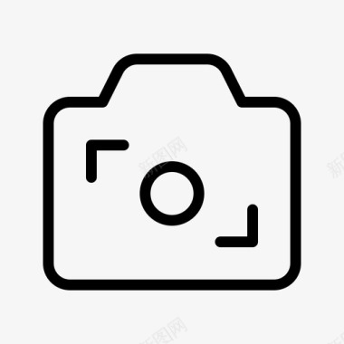 相机对焦照片摄影图标图标
