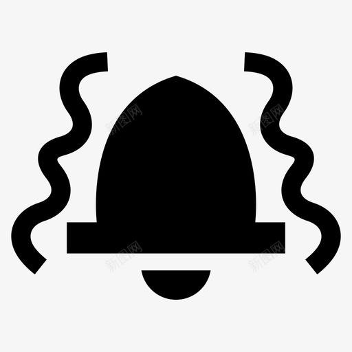 铃声警报教堂铃声图标svg_新图网 https://ixintu.com 教堂 警报 通知 铃声 门铃