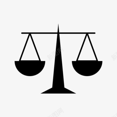平衡正义法律图标图标