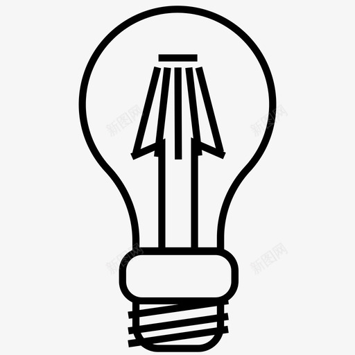 采购产品led灯泡灯led灯泡灯电图标svg_新图网 https://ixintu.com 产品 灯泡 电灯 采购