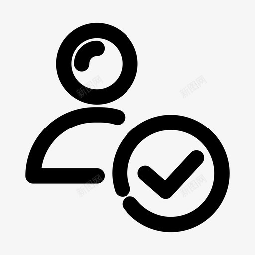 用户帐户个人图标svg_新图网 https://ixintu.com 个人 个人资料 图标 帐户 用户 界面 空白 粗体 设置