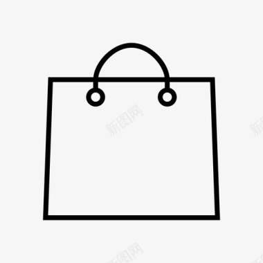 购物袋商业采购图标图标
