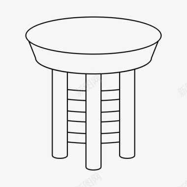 桌子椅子装饰图标图标