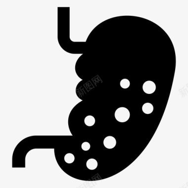 胃身体健康图标图标