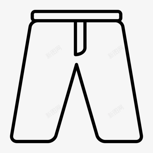 裤子定制尺码图标svg_新图网 https://ixintu.com 定制 尺码 裁缝 裤子