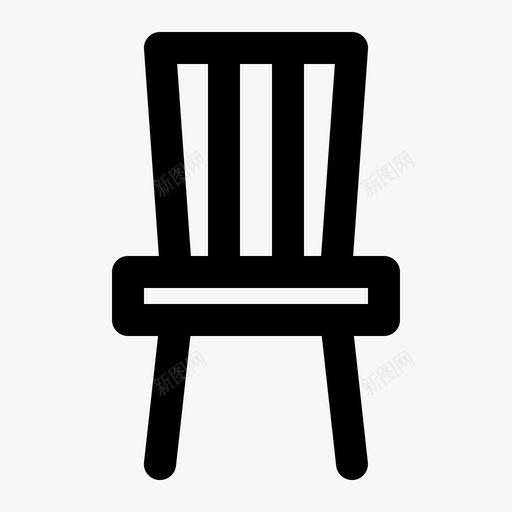 餐椅家具内饰图标svg_新图网 https://ixintu.com 内饰 家具 家居 座椅 沙发 餐椅