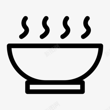 菜碗咖啡馆图标图标