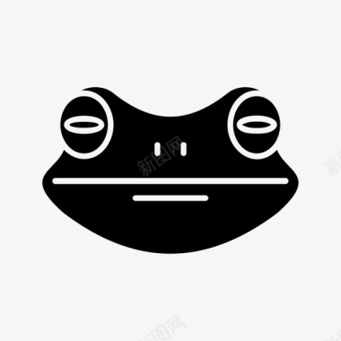 青蛙动物动物群图标图标