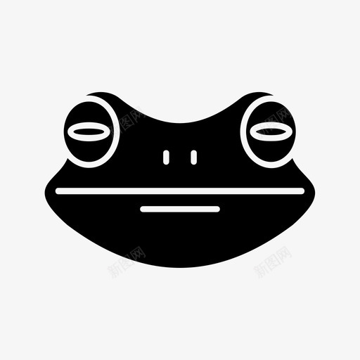 青蛙动物动物群图标svg_新图网 https://ixintu.com 动物 动物群 宠物 青蛙