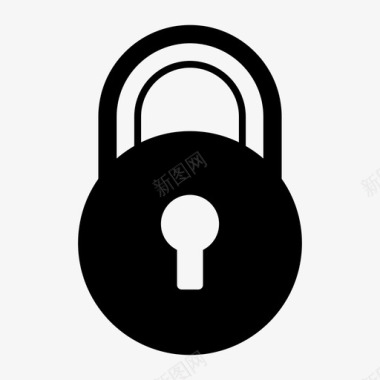 锁钥匙隐私图标图标