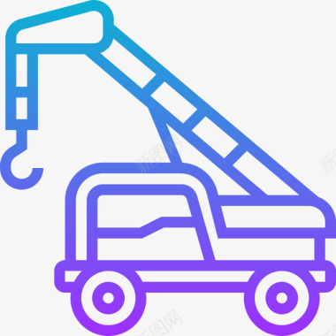 施工和工具运输车辆4坡度图标图标