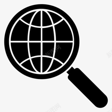 全球搜索全球分析国际搜索图标图标