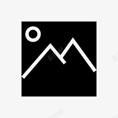 图像风景照片图标图标