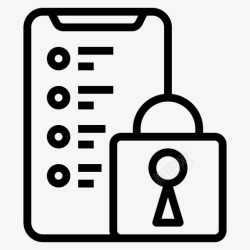短信的轮廓锁通讯连接图标高清图片