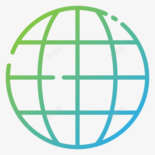 全球搜索引擎优化142梯度图标svg_新图网 https://ixintu.com 优化 全球 搜索引擎 梯度