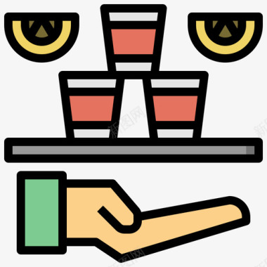 龙舌兰酒饮料31原色图标图标