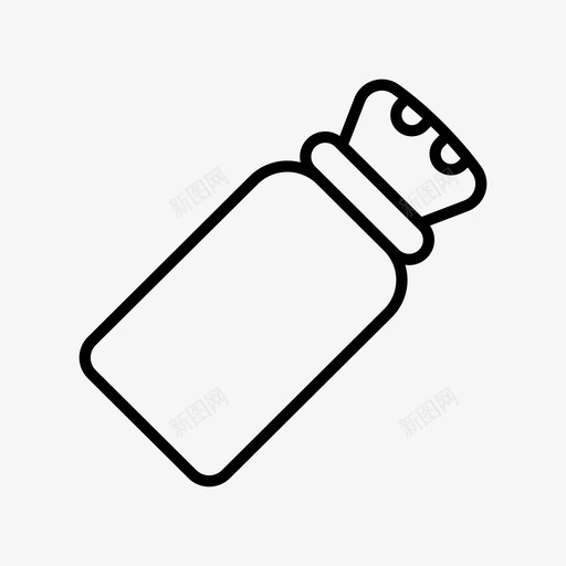 盐瓶烹饪图标svg_新图网 https://ixintu.com 图标 烹饪 盐瓶