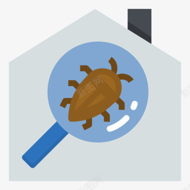 昆虫房地产238公寓图标图标