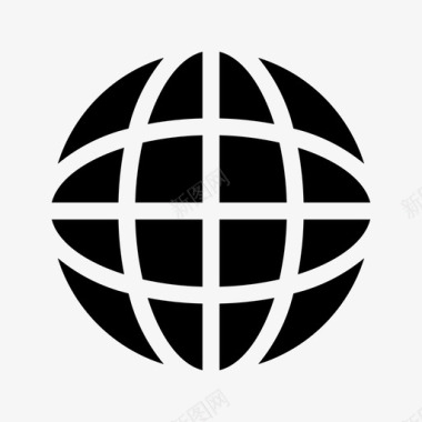 地球仪浏览器互联网图标图标
