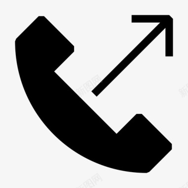呼出通讯电话图标图标
