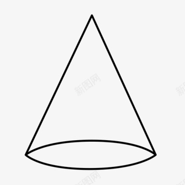 三角形三维几何图标图标