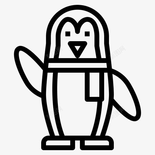 企鹅圣诞321直系图标svg_新图网 https://ixintu.com 企鹅 圣诞 直系