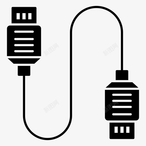 hdmi线缆电脑线缆hdmi连接器图标svg_新图网 https://ixintu.com 图标 字形 电脑 电脑硬件 线缆 连接器