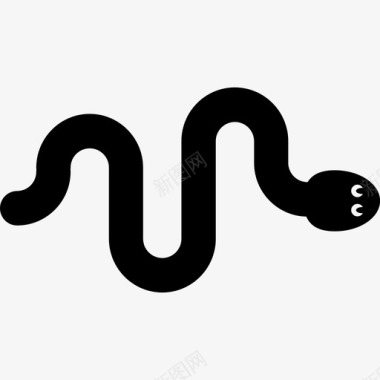 蛇动物动物园图标图标