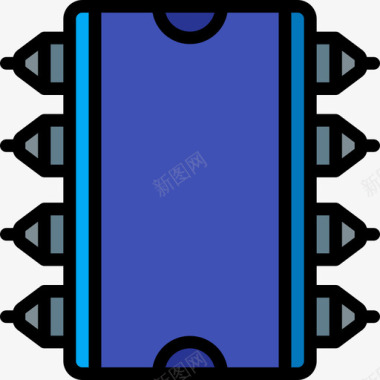 Ic电气元件1线性颜色图标图标