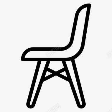 椅子装饰家具图标图标