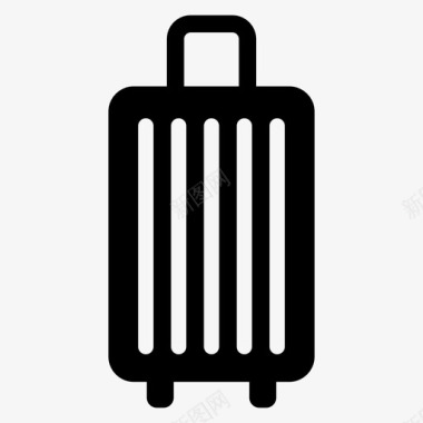旅行包随身携带行李图标图标