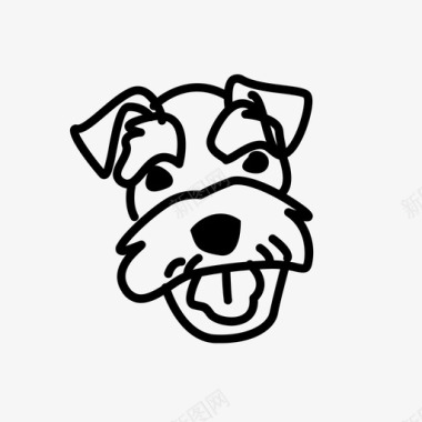 雪纳瑞狗狗品种图标图标