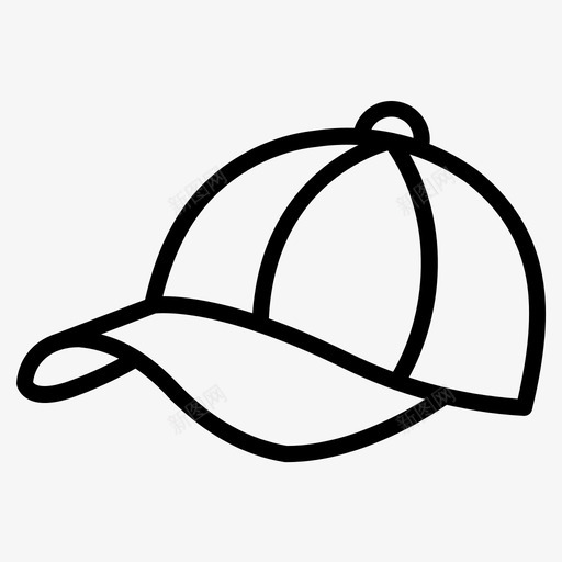 帽子棒球帽侦探帽图标svg_新图网 https://ixintu.com 侦探 工人 帽子 棒球