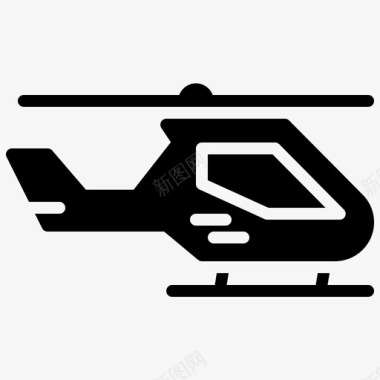 空军陆军直升机图标图标